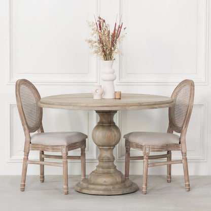 Ashwick 120cm Round Mango Wood Dining Table