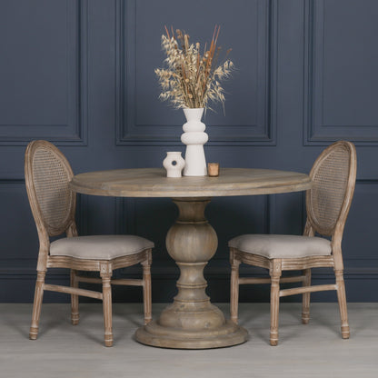Ashwick 120cm Round Mango Wood Dining Table
