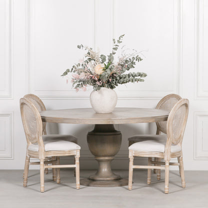 Ashwick 162cm Round Mango Wood Dining Table