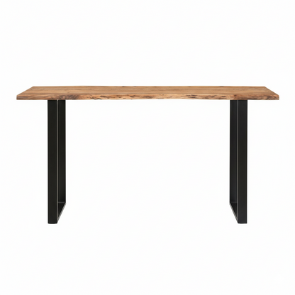 Live Edge Acacia Wood Large Bar Table