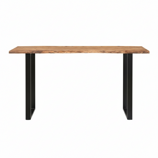 Live Edge Acacia Wood Large Bar Table