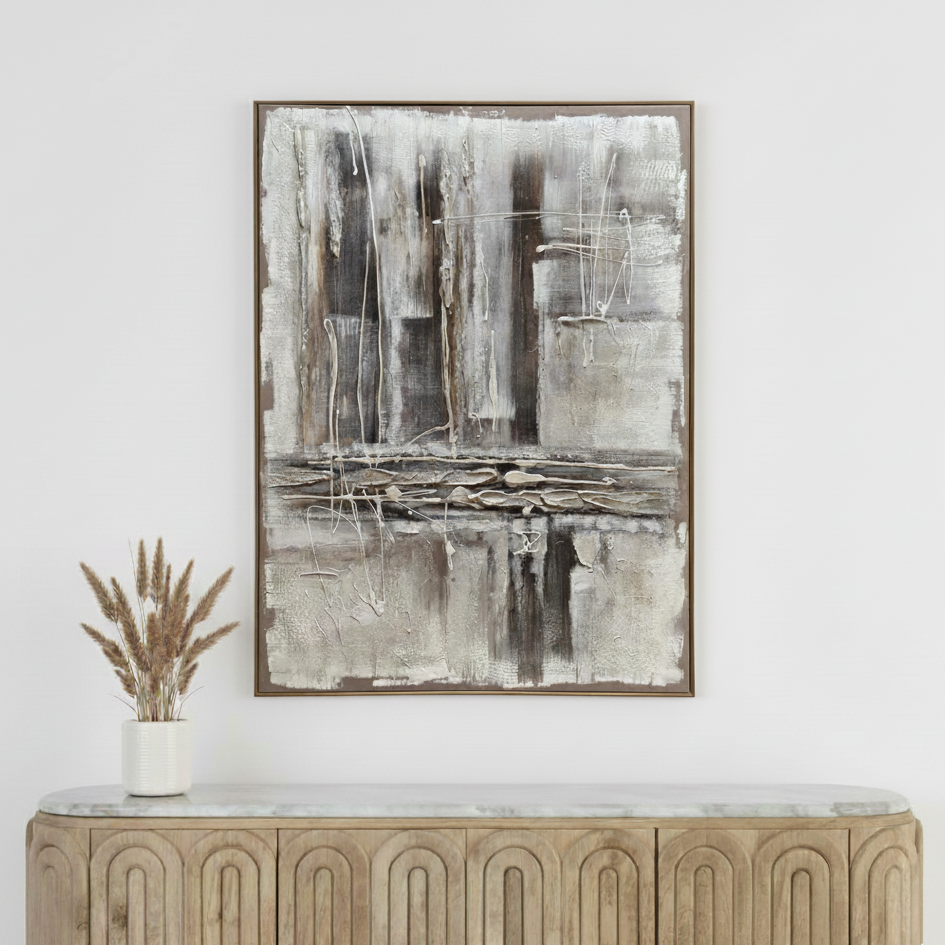 Outlook Hand Painted Framed Canvas Wall Art