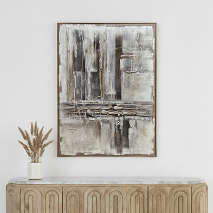 Outlook Hand Painted Framed Canvas Wall Art