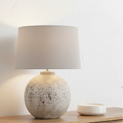 Tiber Large Stone Ceramic Table Lamp