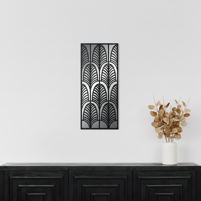 Metal Rectangular Mirrored Wall Art