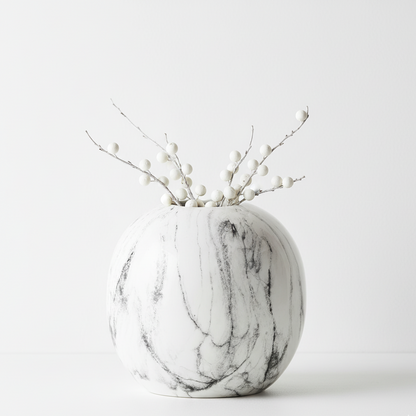 Marble Pudding Vase