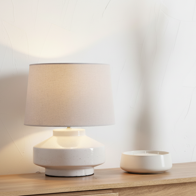 San Sebastian White Table Lamp