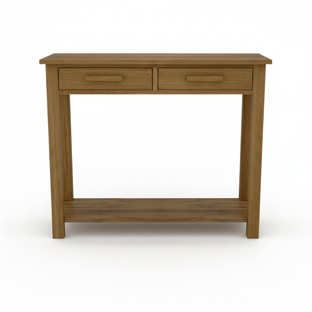 Opus Solid Oak Console Table