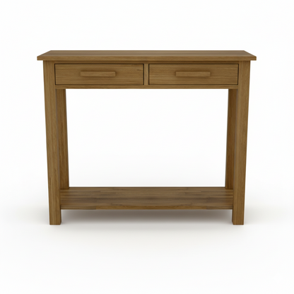 Opus Solid Oak Console Table