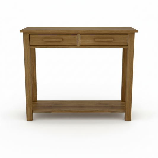 Opus Solid Oak Console Table