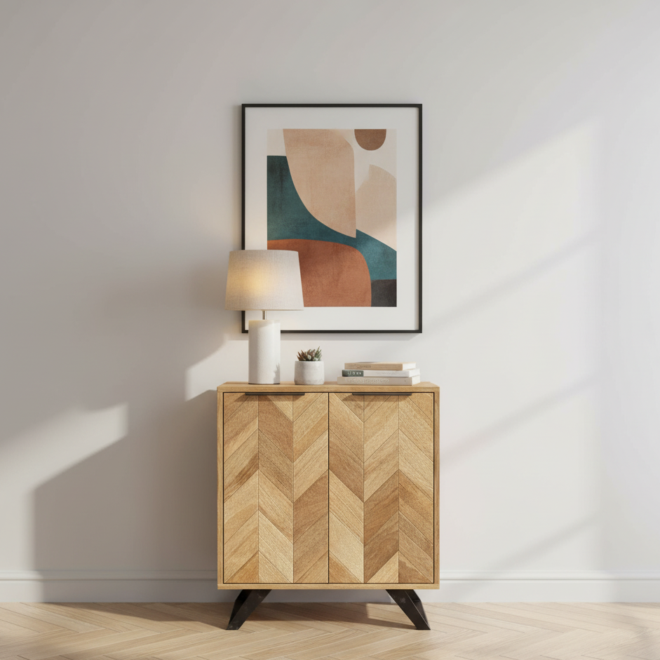 Amiya Mango Wood Hall Cabinet