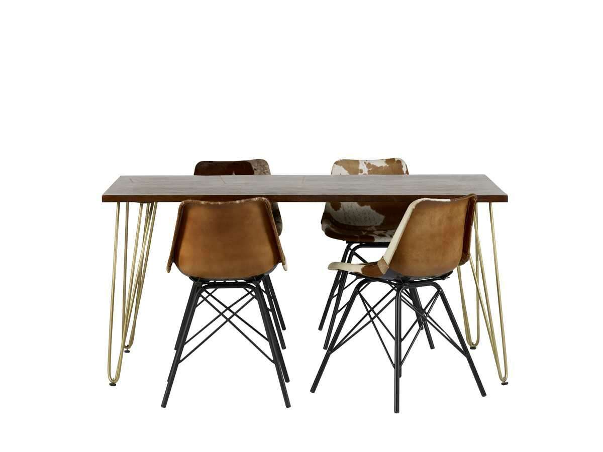 Amalfi Dark Gold Dining Table