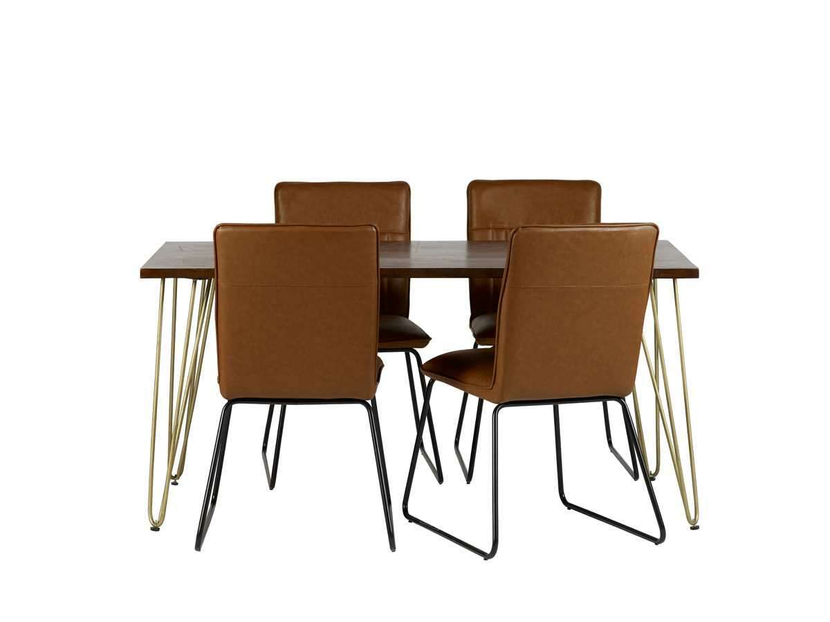 Amalfi Dark Gold Dining Table