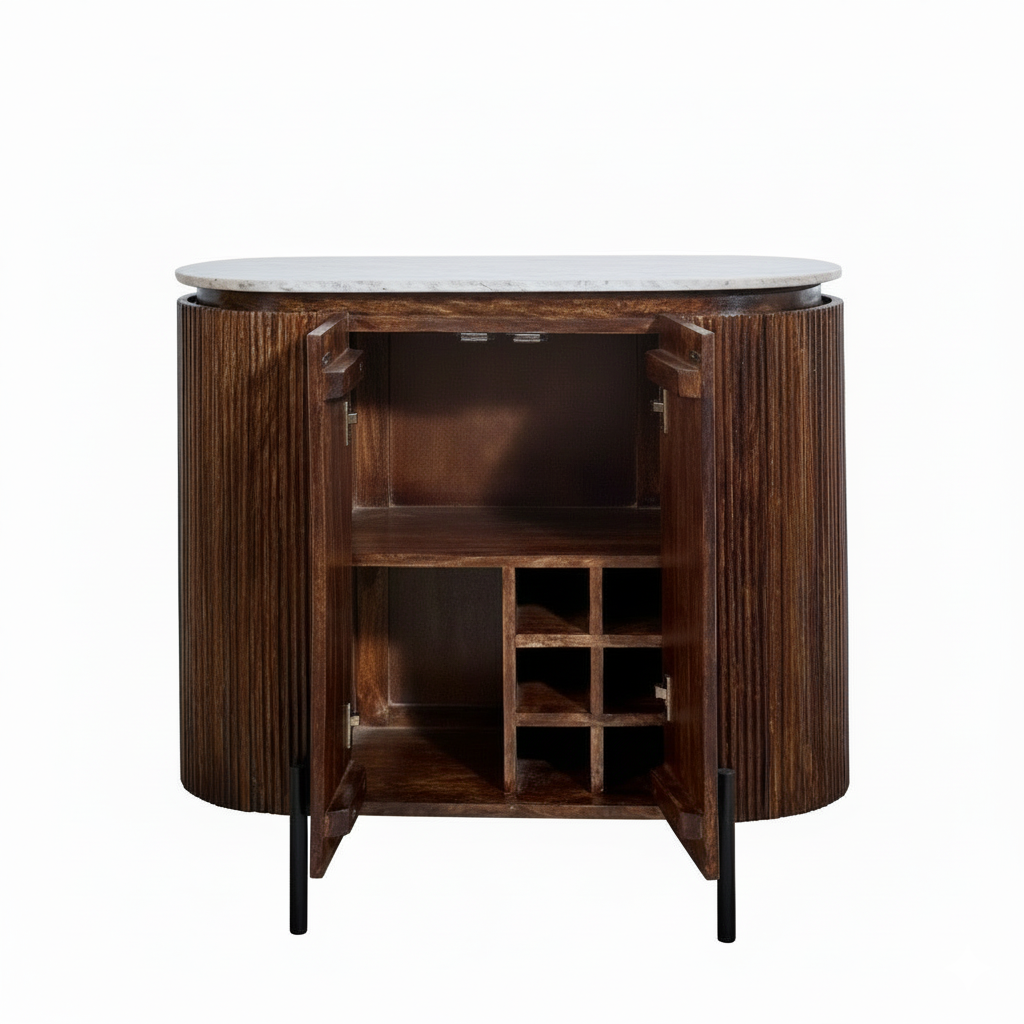 Kavira Mango Wood Drinks Sideboard