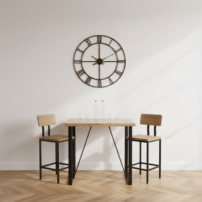 Marca 1.2m Acacia Wood Bar Table