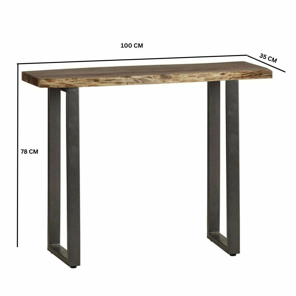 Baltic Live Edge Console Table - Console Table - Heart of Kitchens
