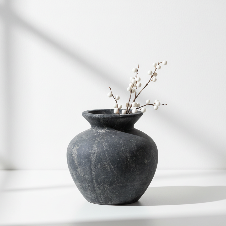 Amalfi Grey Vase
