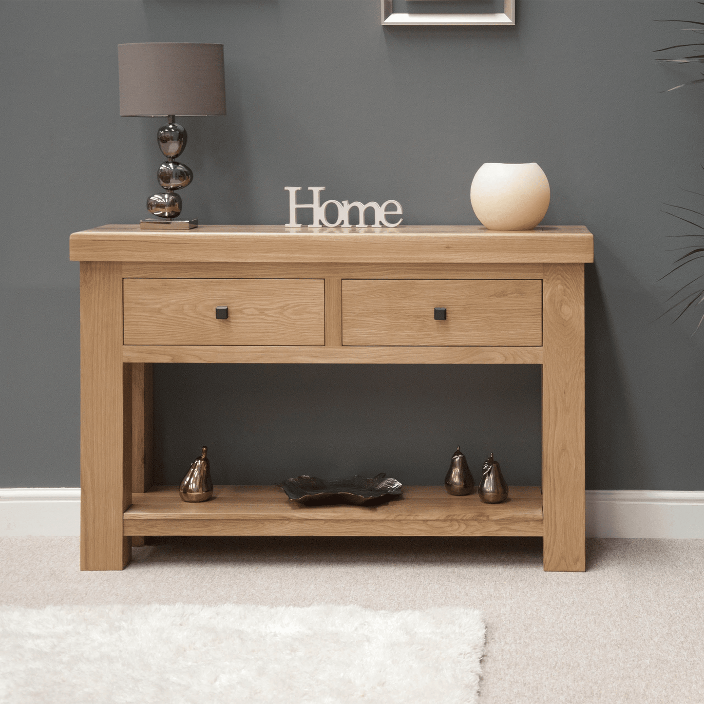 Bordeaux Solid Oak Console Table