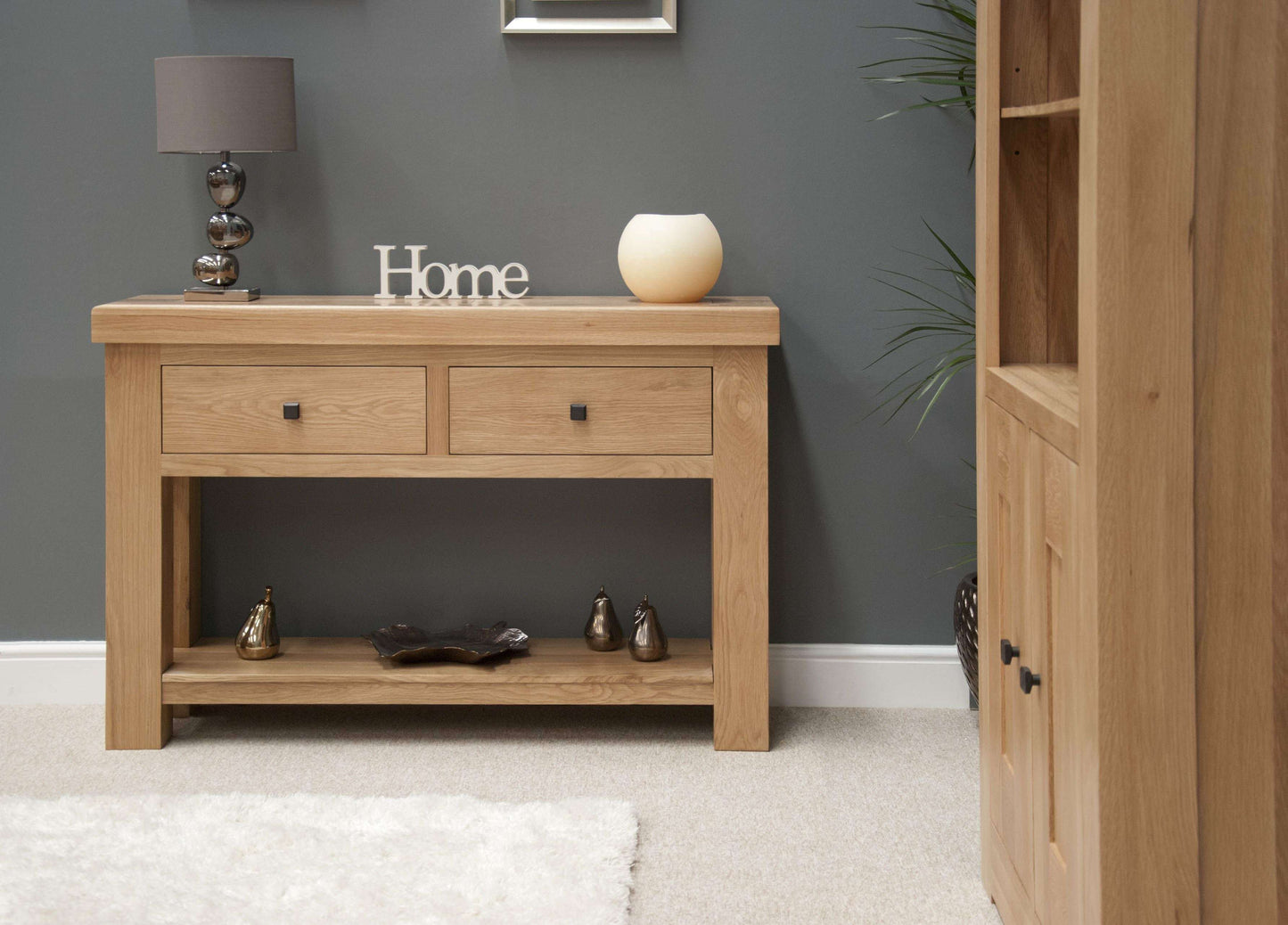 Bordeaux Solid Oak Console Table