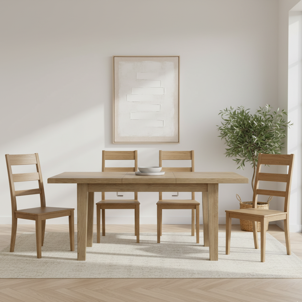 Eaton Country Oak Extendable Dining Table