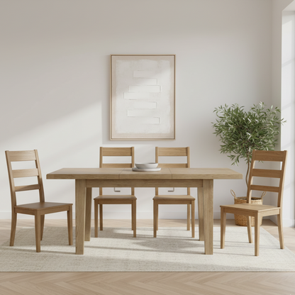 Eaton Country Oak Extendable Dining Table