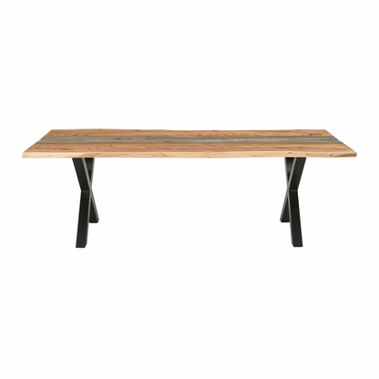 Live Edge Acacia Wood Large River Dining Table
