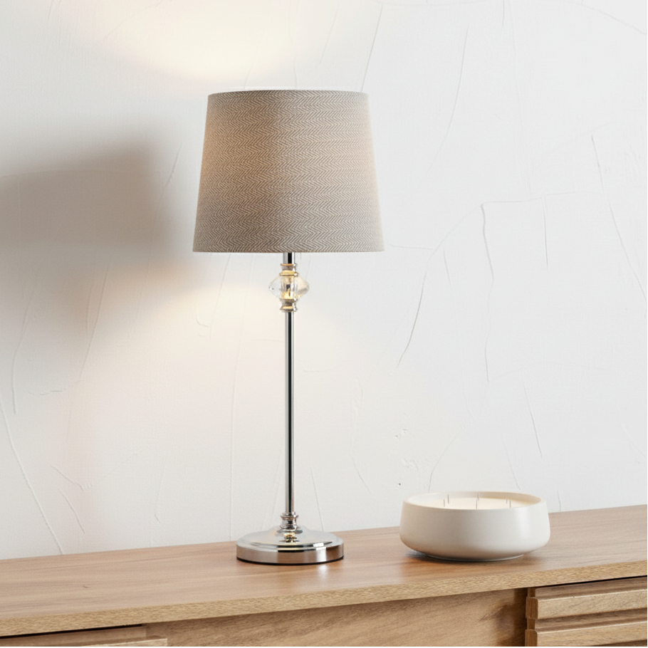 Florence Chrome Table Lamp
