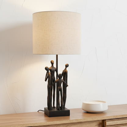 Family Sculpture Table Lamp