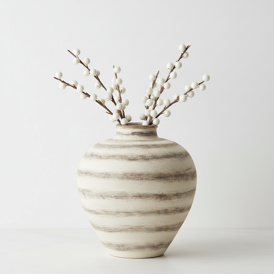 Ravello Stripe Amfora Large Vase