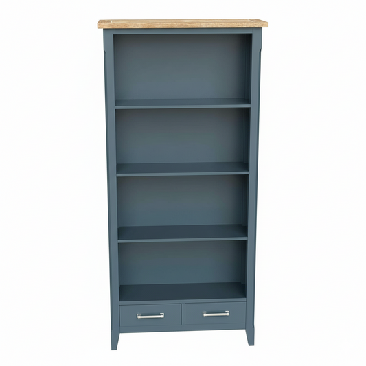 Signature Blue Tall bookcase