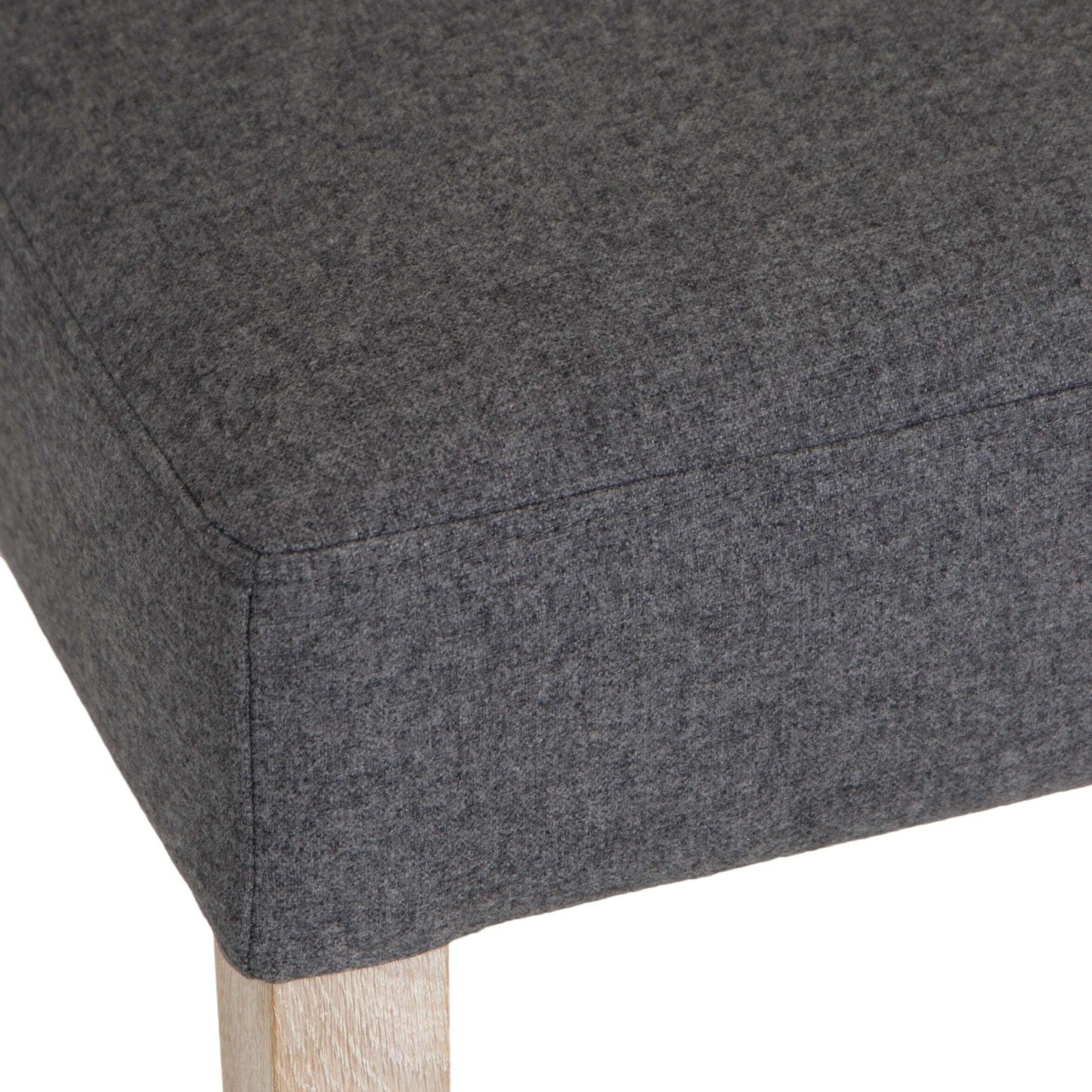 Chesterfield Fabric Grey Dining Chair