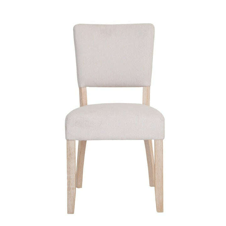 Chesterfield Fabric Grey Dining Chair