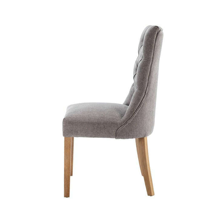 Curved Button Back Dining Chair