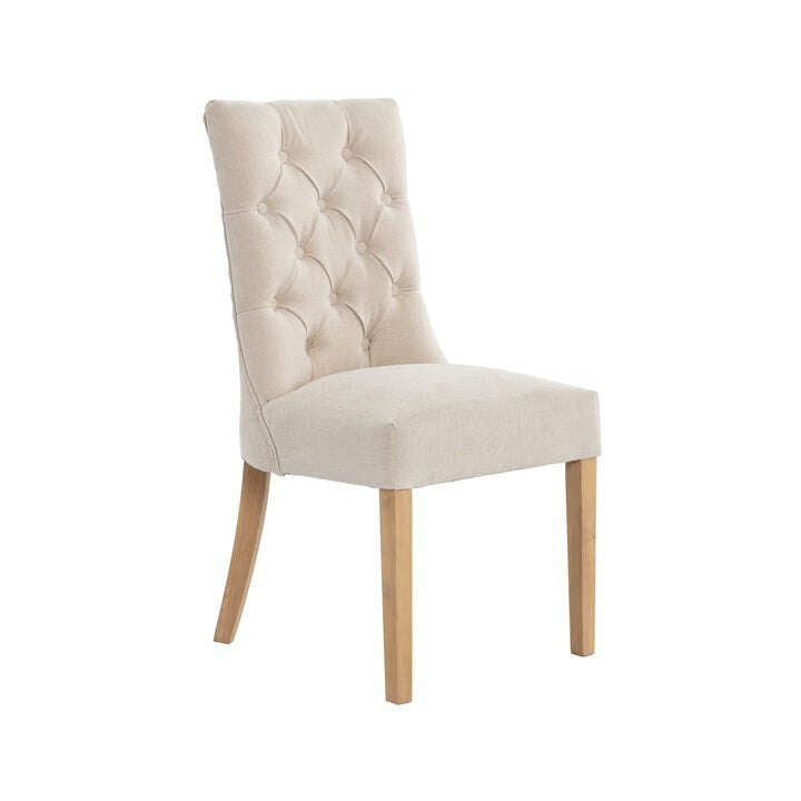 Curved Button Back Dining Chair