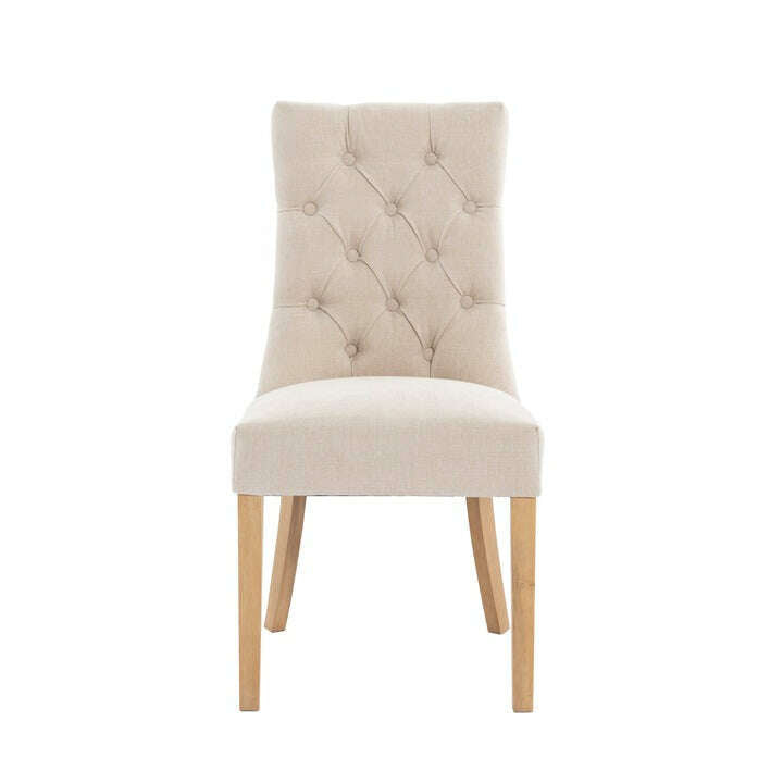 Curved Button Back Dining Chair