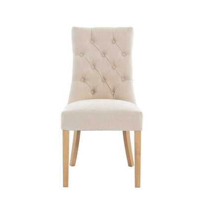 Curved Button Back Dining Chair