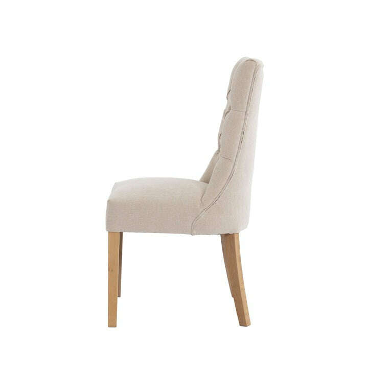 Curved Button Back Dining Chair