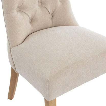Curved Button Back Dining Chair