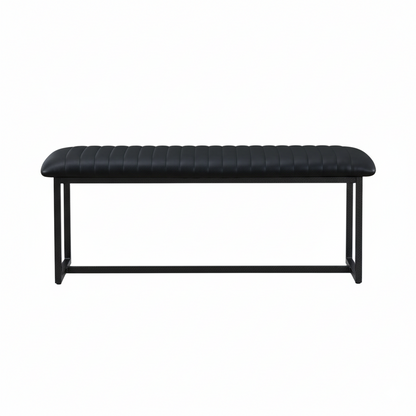 Vintage Style PU Leather Dining Bench