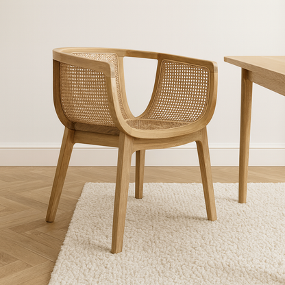 Rattan Tub Dining Chair