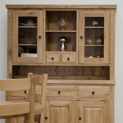 Deluxe Solid Oak Large Sideboard Top - Sideboard - Heart of Kitchens