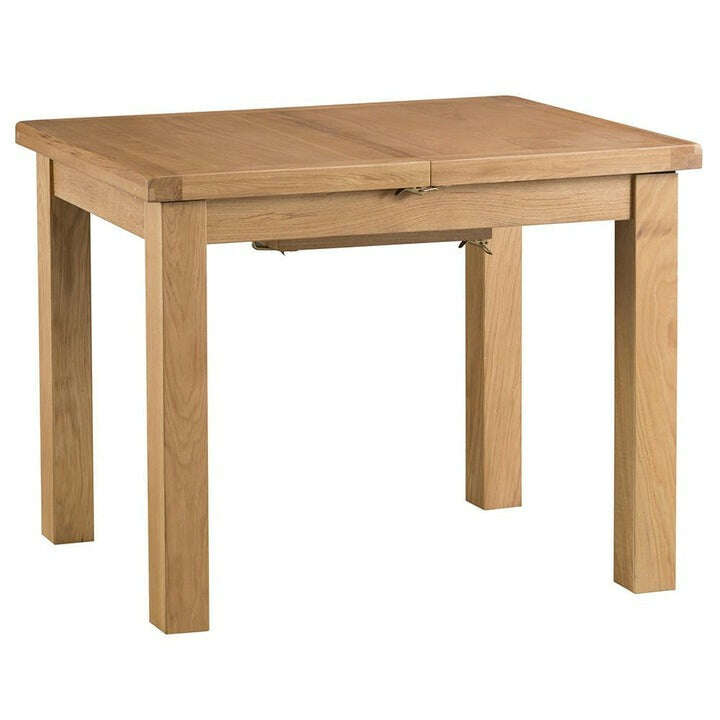 Dewsbury Oak 1.0M Butterfly Extendable Dining Table