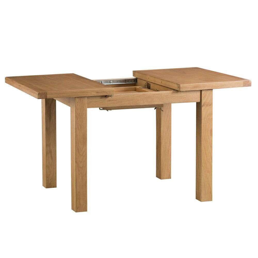 Dewsbury Oak 1.0M Butterfly Extendable Dining Table