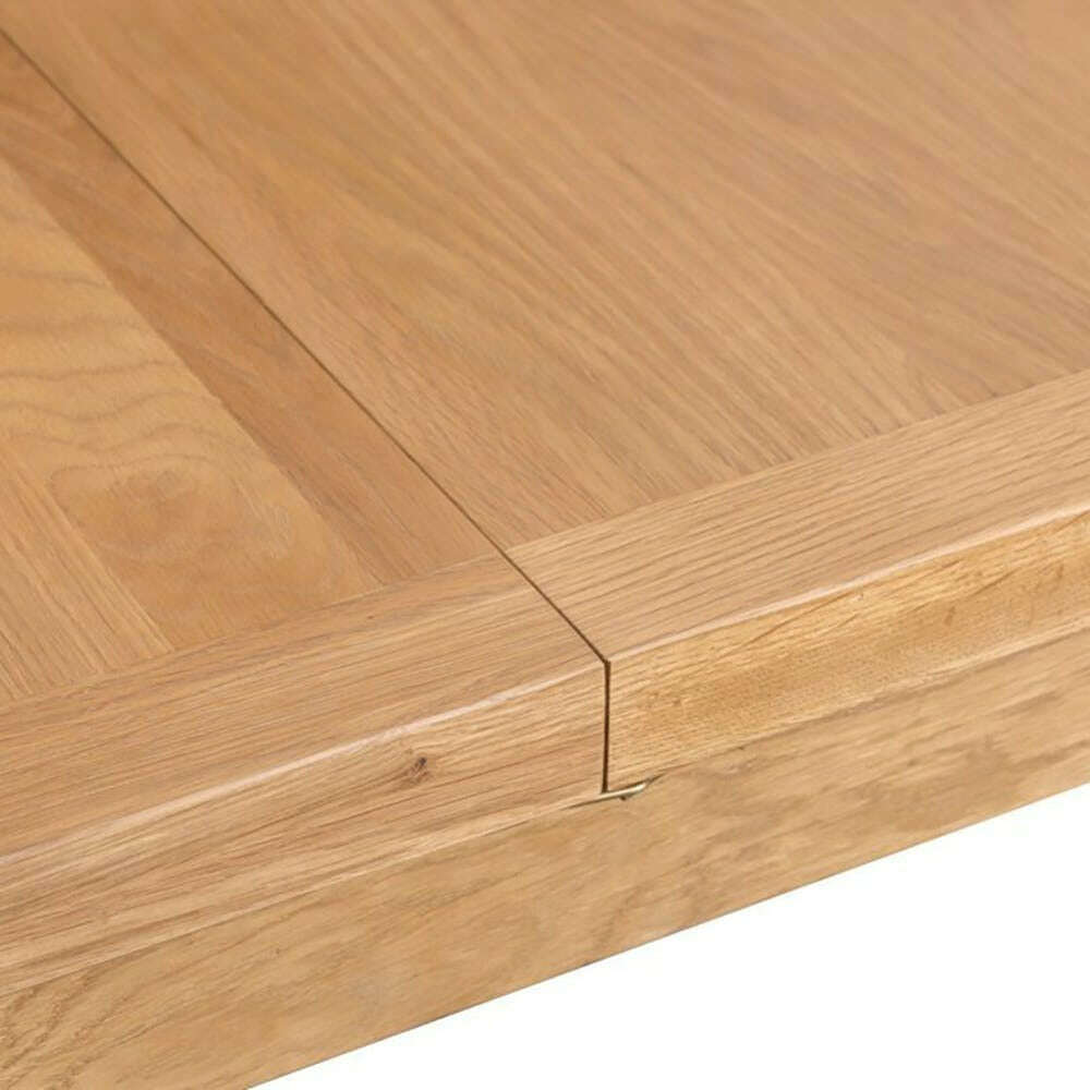 Dewsbury Oak 1.25M Butterfly Extendable Dining Table