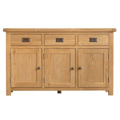 Dewsbury Oak 3 Door Sideboard