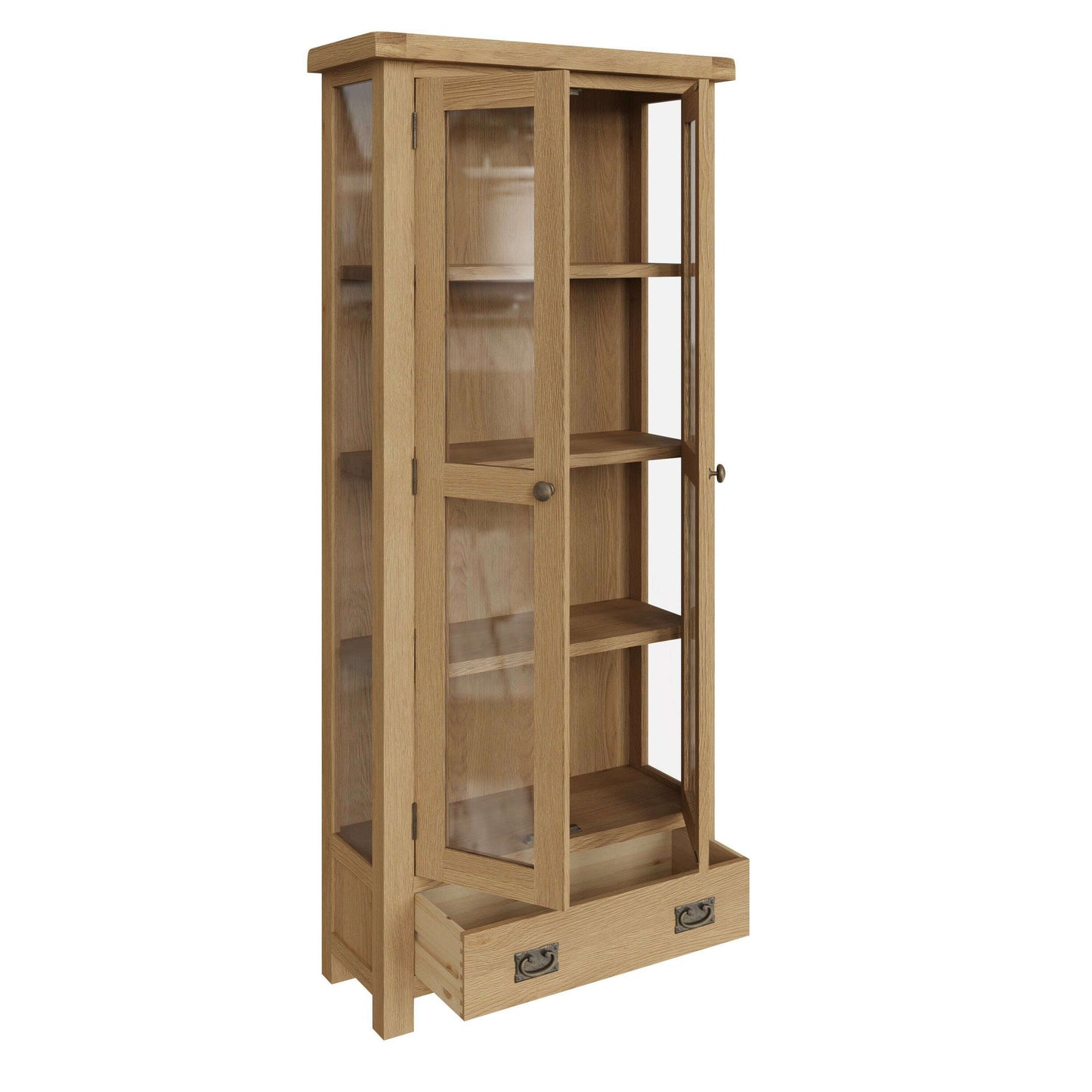 Dewsbury Oak Display Cabinet
