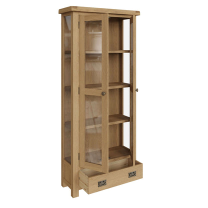 Dewsbury Oak Display Cabinet