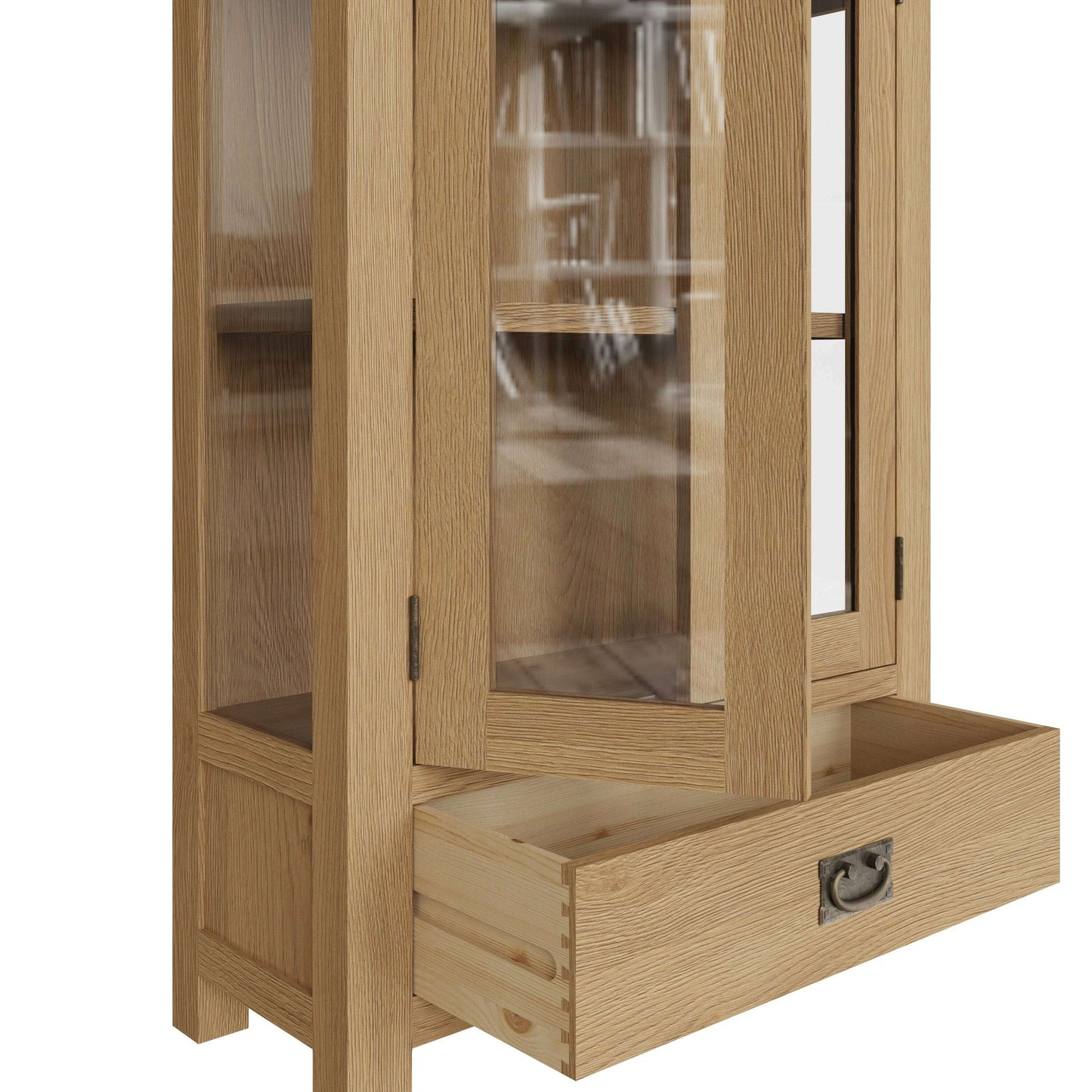 Dewsbury Oak Display Cabinet