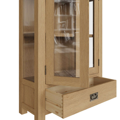 Dewsbury Oak Display Cabinet