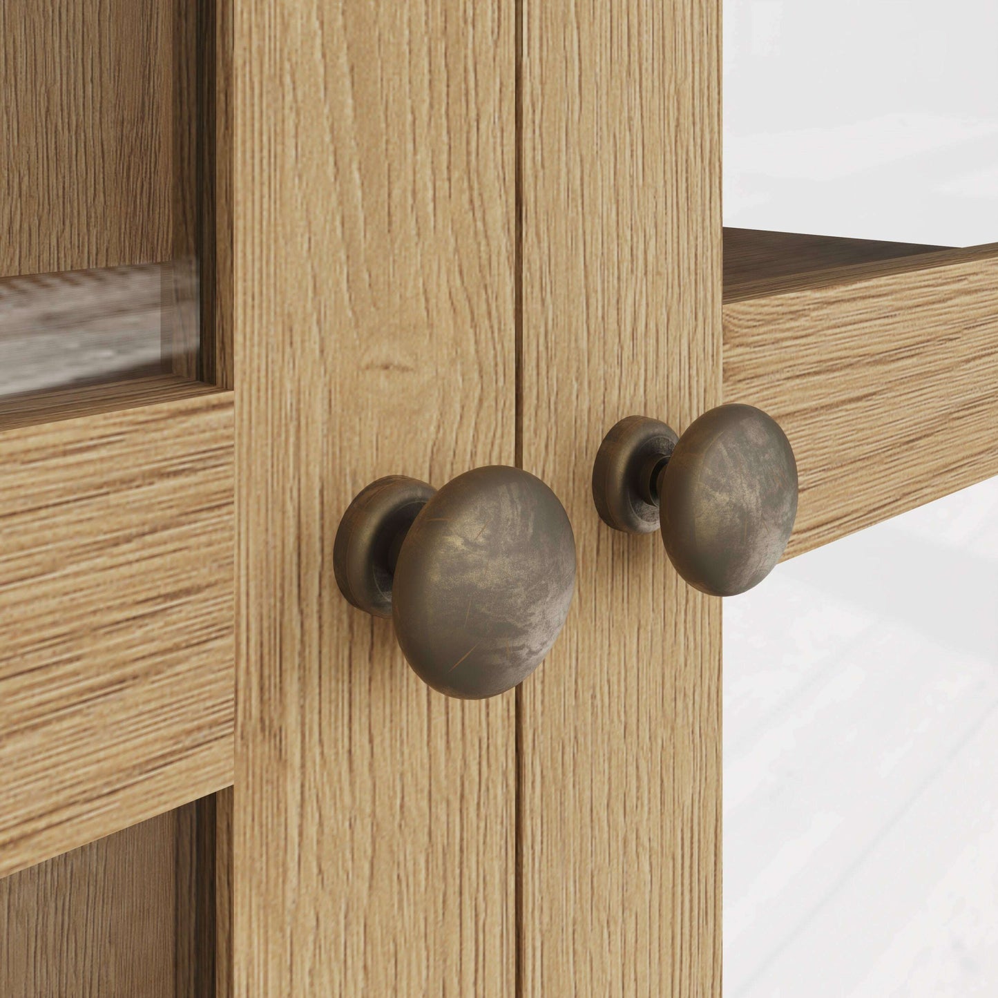 Dewsbury Oak Display Cabinet